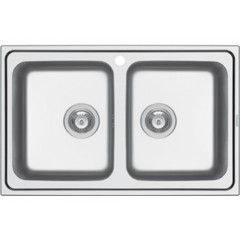 Pyramis Νεροχύτης ένθετος Alea Γυαλισμένος (79x50) 2B Inox 107157601